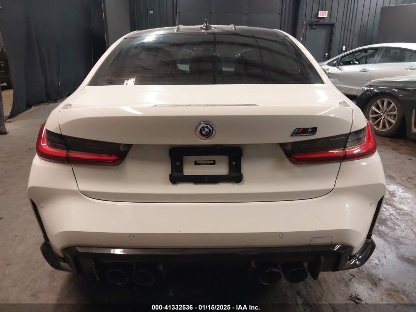 2022 BMW M3 Competition xDrive VIN: WBS43AY08NFN17627 Lot: 41332536