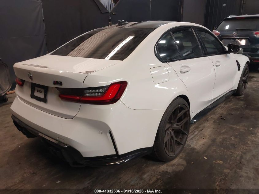 2022 BMW M3 Competition xDrive VIN: WBS43AY08NFN17627 Lot: 41332536