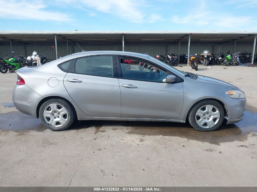 2015 Dodge Dart Se VIN: 1C3CDFAA9FD160346 Lot: 41332632