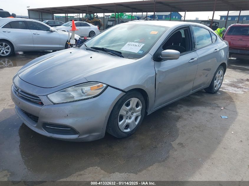 2015 Dodge Dart Se VIN: 1C3CDFAA9FD160346 Lot: 41332632