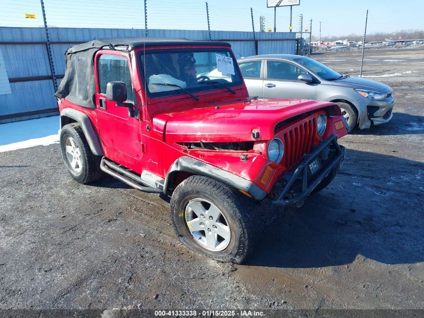 2005 Jeep Wrangler X VIN: 1J4FA39S95P385581 Lot: 41333338