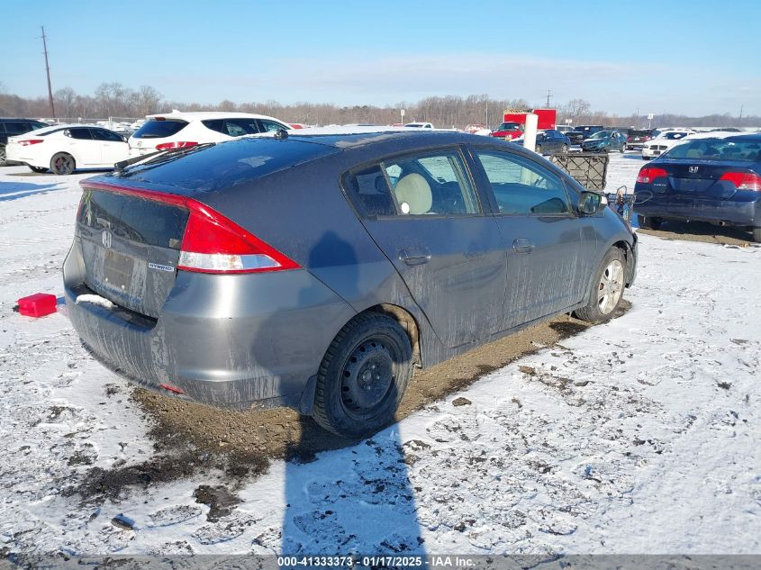 2011 Honda Insight Ex VIN: JHMZE2H76BS004162 Lot: 41333373