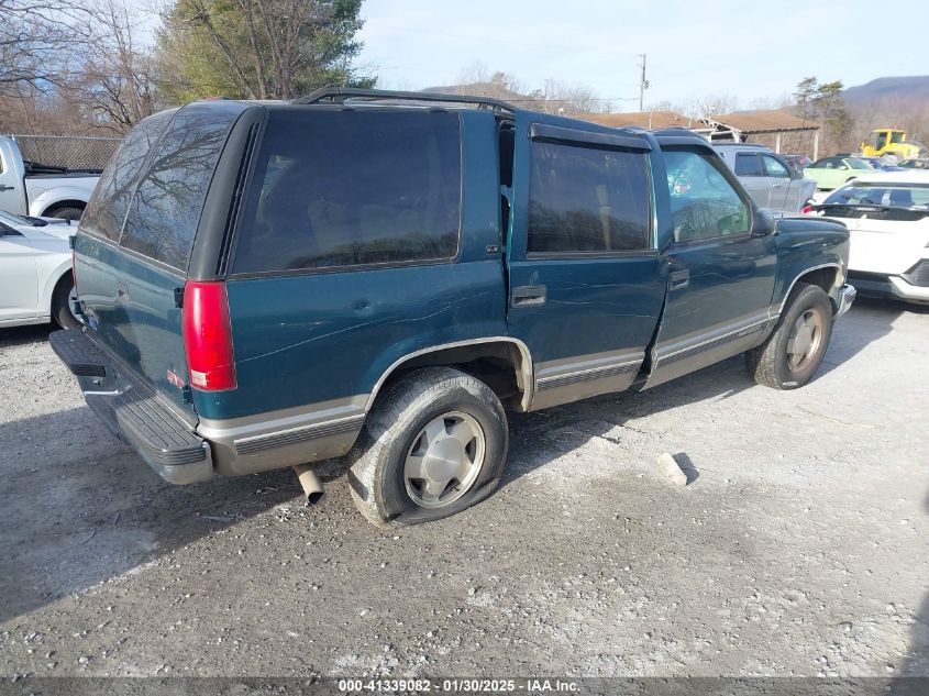 1998 GMC Yukon Sle VIN: 1GKEK13R2WJ731178 Lot: 41339082