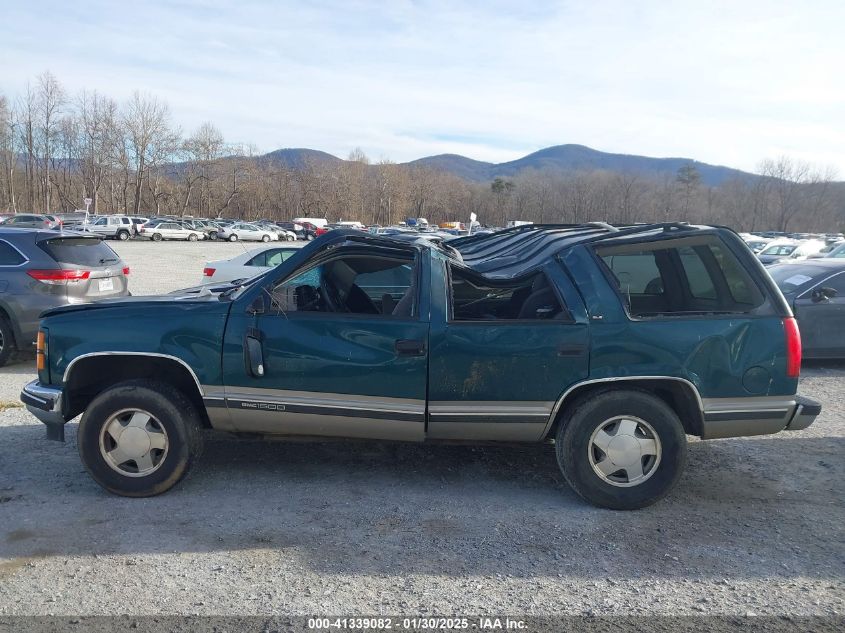 1998 GMC Yukon Sle VIN: 1GKEK13R2WJ731178 Lot: 41339082