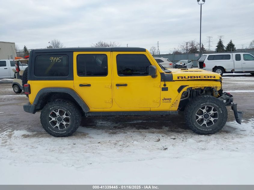 2018 Jeep Wrangler Unlimited Rubicon 4X4 VIN: 1C4HJXFG7JW284190 Lot: 41339445