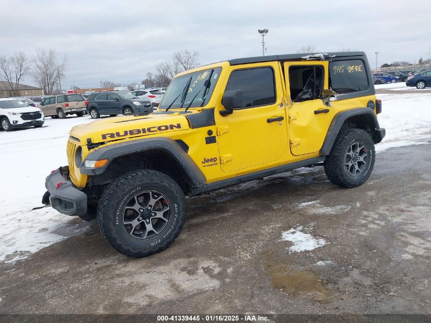 2018 Jeep Wrangler Unlimited Rubicon 4X4 VIN: 1C4HJXFG7JW284190 Lot: 41339445