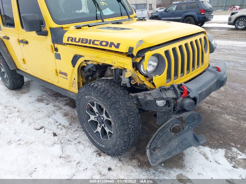 2018 Jeep Wrangler Unlimited Rubicon 4X4 VIN: 1C4HJXFG7JW284190 Lot: 41339445