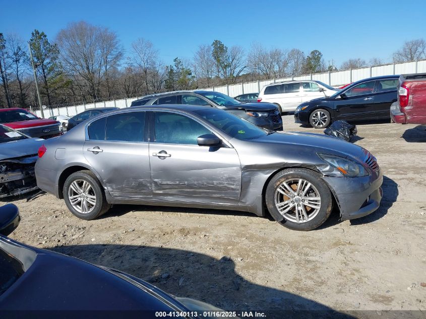 2011 Infiniti G37X VIN: JN1CV6AR1BM411436 Lot: 41340113