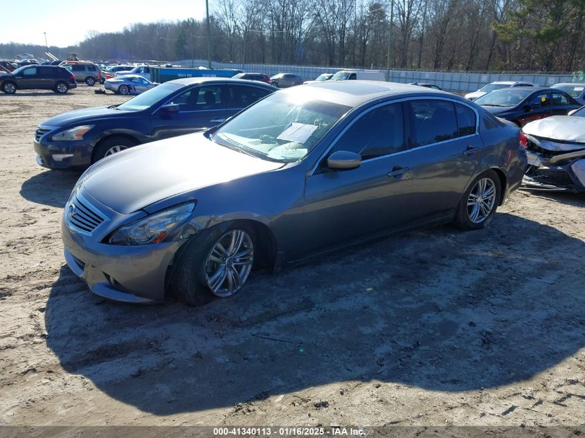 2011 Infiniti G37X VIN: JN1CV6AR1BM411436 Lot: 41340113