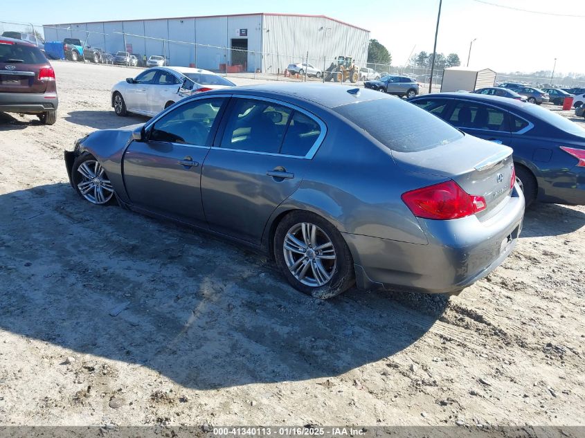 2011 Infiniti G37X VIN: JN1CV6AR1BM411436 Lot: 41340113