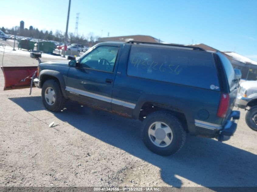 1994 GMC Yukon VIN: 1GKEK18K3RJ742965 Lot: 41342656