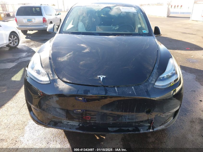 2023 Tesla Model Y Awd/Long Range Dual Motor All-Wheel Drive VIN: 7SAYGDEE8PA151965 Lot: 41343497