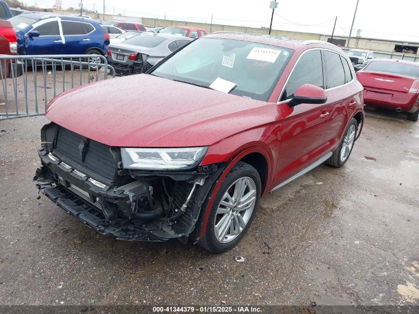 2018 Audi Q5 2.0T Premium/2.0T Tech Premium VIN: WA1CNAFY2J2248249 Lot: 41344379