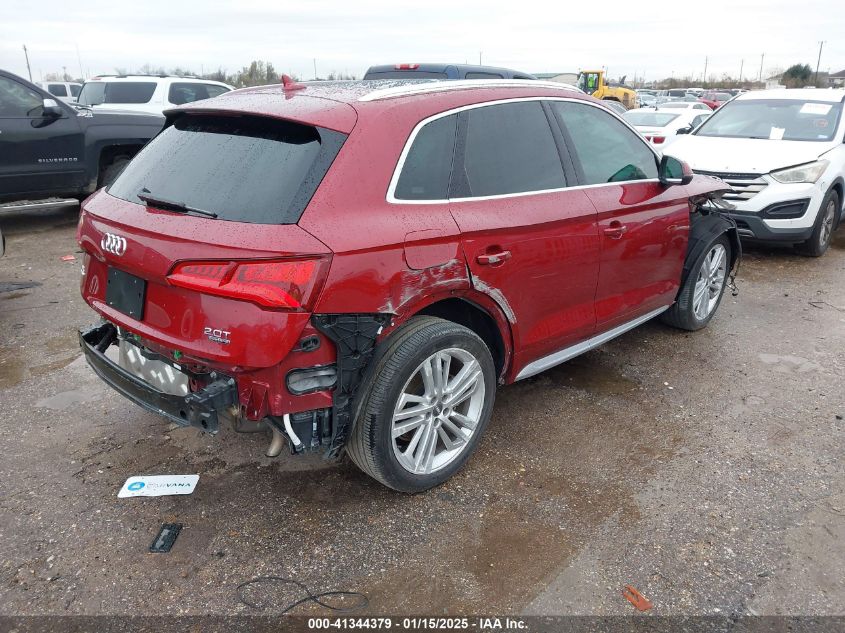 2018 Audi Q5 2.0T Premium/2.0T Tech Premium VIN: WA1CNAFY2J2248249 Lot: 41344379