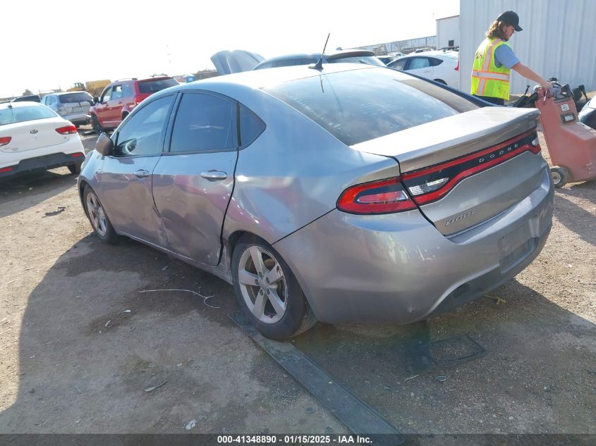 2015 Dodge Dart Sxt VIN: 1C3CDFBB2FD180378 Lot: 41348890