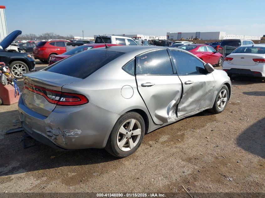 2015 Dodge Dart Sxt VIN: 1C3CDFBB2FD180378 Lot: 41348890