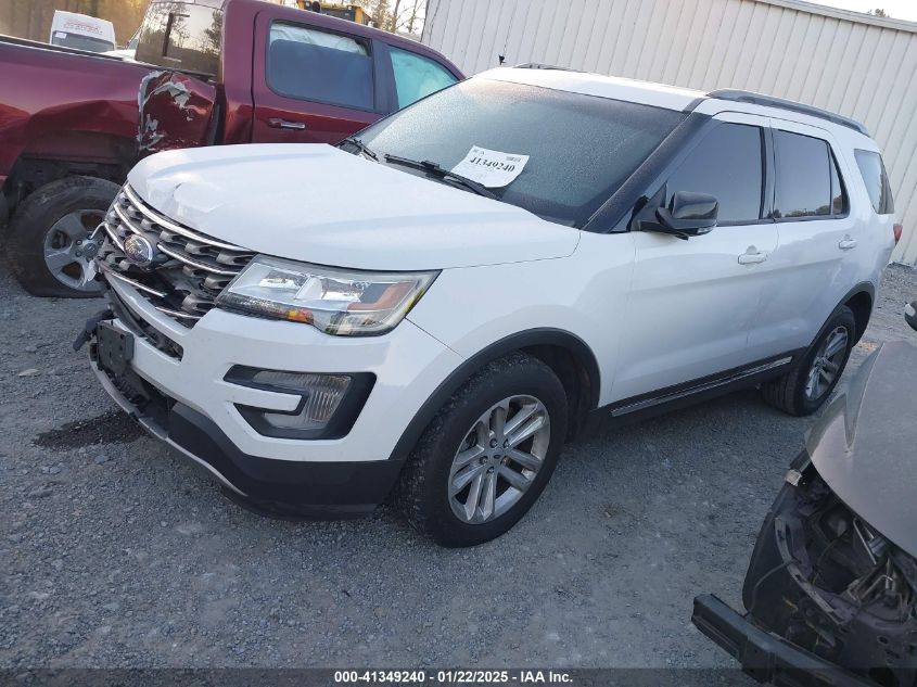 2017 Ford Explorer Xlt VIN: 1FM5K7DH3HGD35390 Lot: 41349240