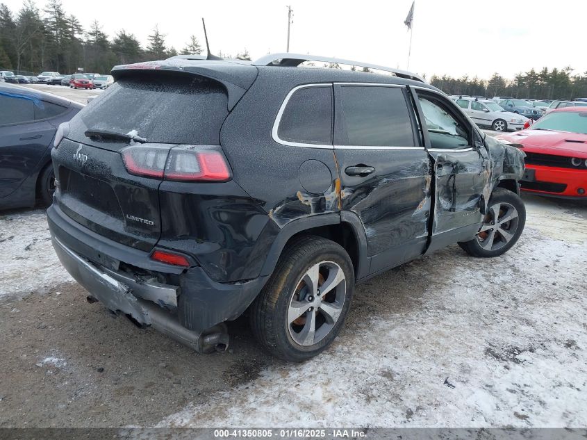 2020 Jeep Cherokee Limited 4X4 VIN: 1C4PJMDX1LD574839 Lot: 41350805