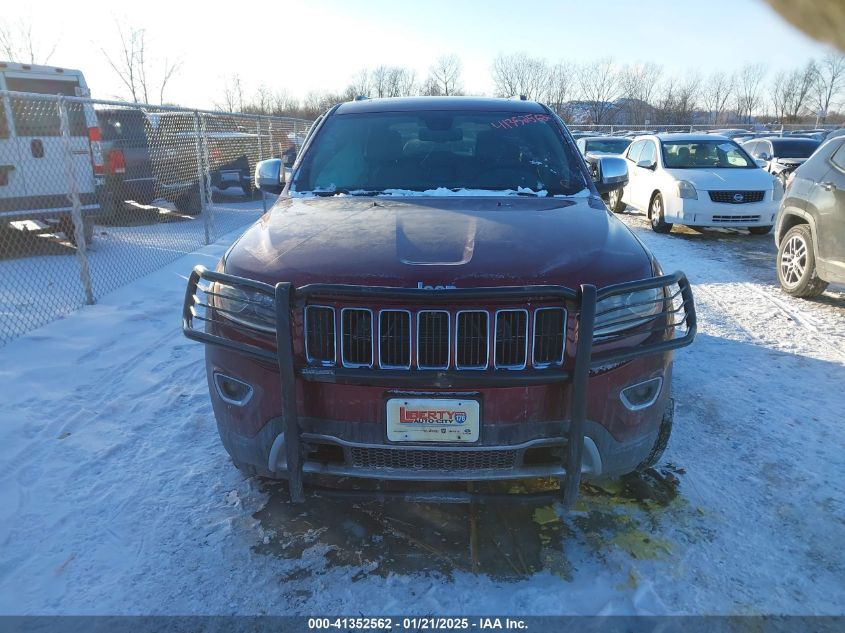 2016 Jeep Grand Cherokee Limited VIN: 1C4RJFBG0GC376675 Lot: 41352562