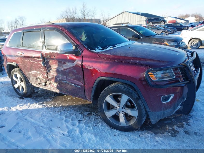 2016 Jeep Grand Cherokee Limited VIN: 1C4RJFBG0GC376675 Lot: 41352562