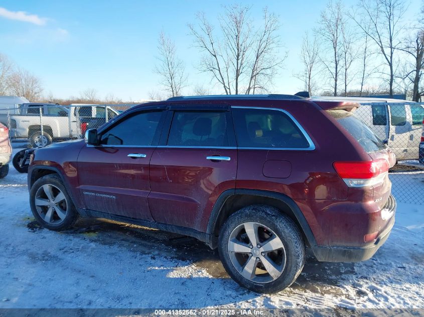 2016 Jeep Grand Cherokee Limited VIN: 1C4RJFBG0GC376675 Lot: 41352562