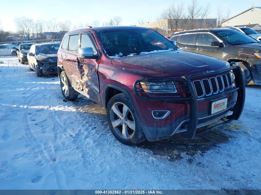 2016 Jeep Grand Cherokee Limited VIN: 1C4RJFBG0GC376675 Lot: 41352562