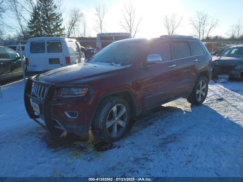 2016 Jeep Grand Cherokee Limited VIN: 1C4RJFBG0GC376675 Lot: 41352562