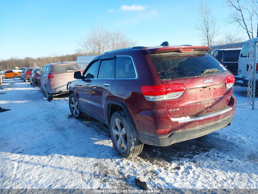 2016 Jeep Grand Cherokee Limited VIN: 1C4RJFBG0GC376675 Lot: 41352562