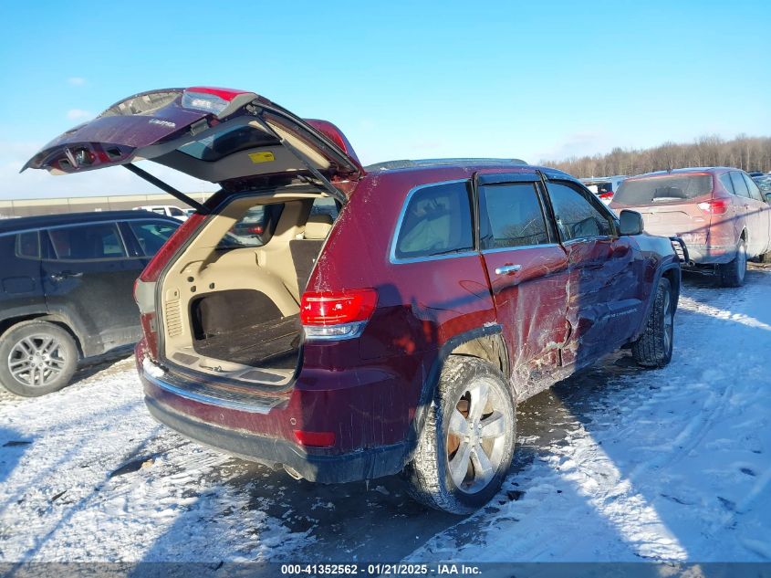 2016 Jeep Grand Cherokee Limited VIN: 1C4RJFBG0GC376675 Lot: 41352562