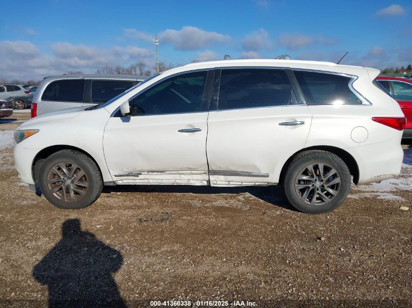 2013 Infiniti Jx35 VIN: 5N1AL0MN4DC346859 Lot: 41360338