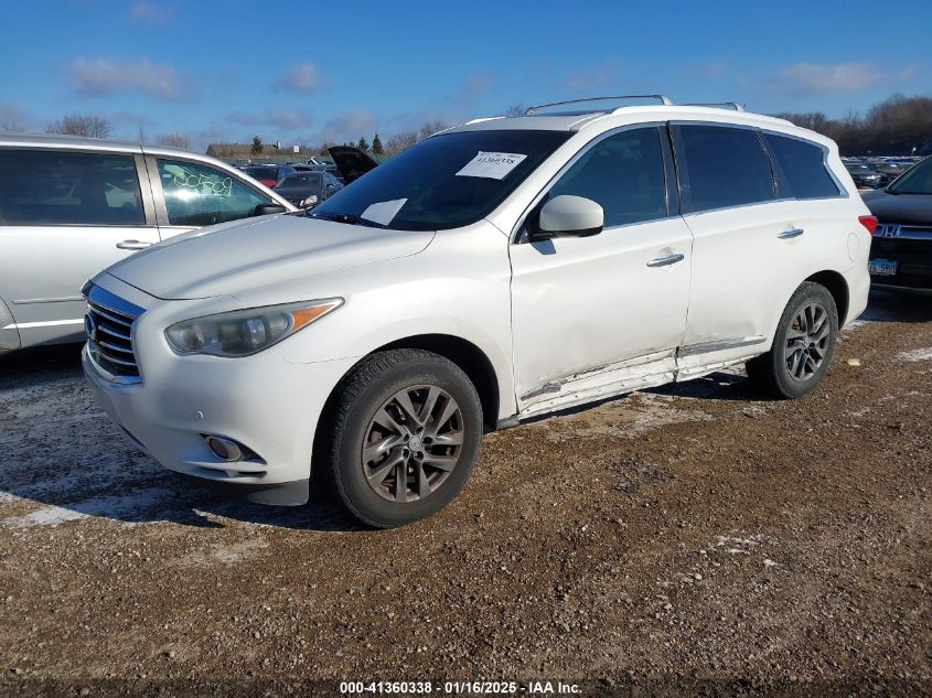 2013 Infiniti Jx35 VIN: 5N1AL0MN4DC346859 Lot: 41360338