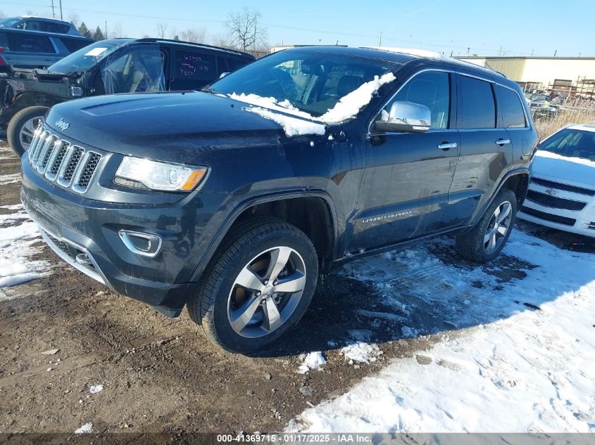 2015 Jeep Grand Cherokee Overland VIN: 1C4RJFCG3FC726748 Lot: 41369715