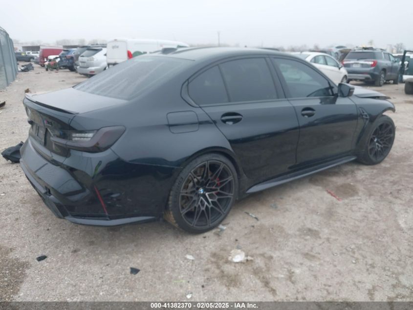 2023 BMW M3 Competition xDrive VIN: WBS43AY02PFP77220 Lot: 41382370