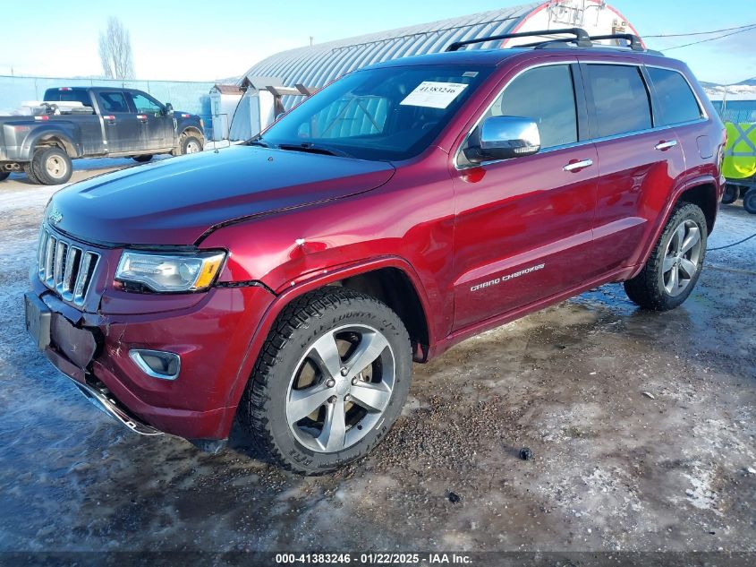 2016 Jeep Grand Cherokee Overland VIN: 1C4RJFCT4GC489072 Lot: 41383246