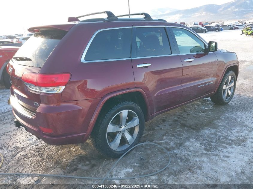 2016 Jeep Grand Cherokee Overland VIN: 1C4RJFCT4GC489072 Lot: 41383246