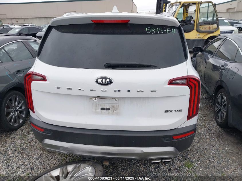 2021 Kia Telluride Sx VIN: 5XYP54HC1MG129130 Lot: 41383623