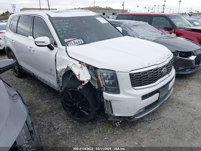 2021 Kia Telluride Sx VIN: 5XYP54HC1MG129130 Lot: 41383623