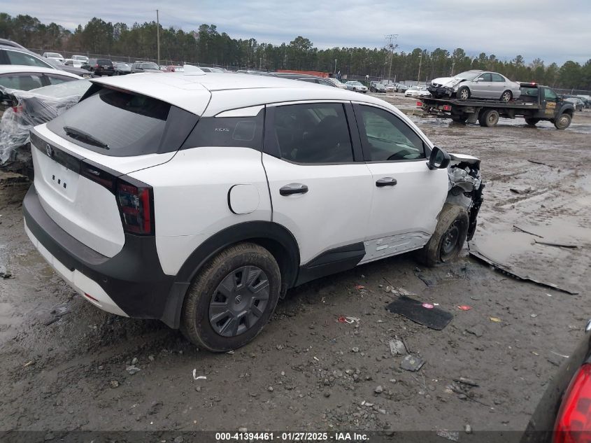 2025 Nissan Kicks S Fwd VIN: 3N8AP6BA4SL306654 Lot: 41394461