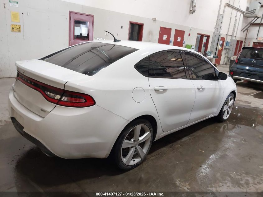 2015 Dodge Dart Gt VIN: 1C3CDFEB1FD266258 Lot: 41407127