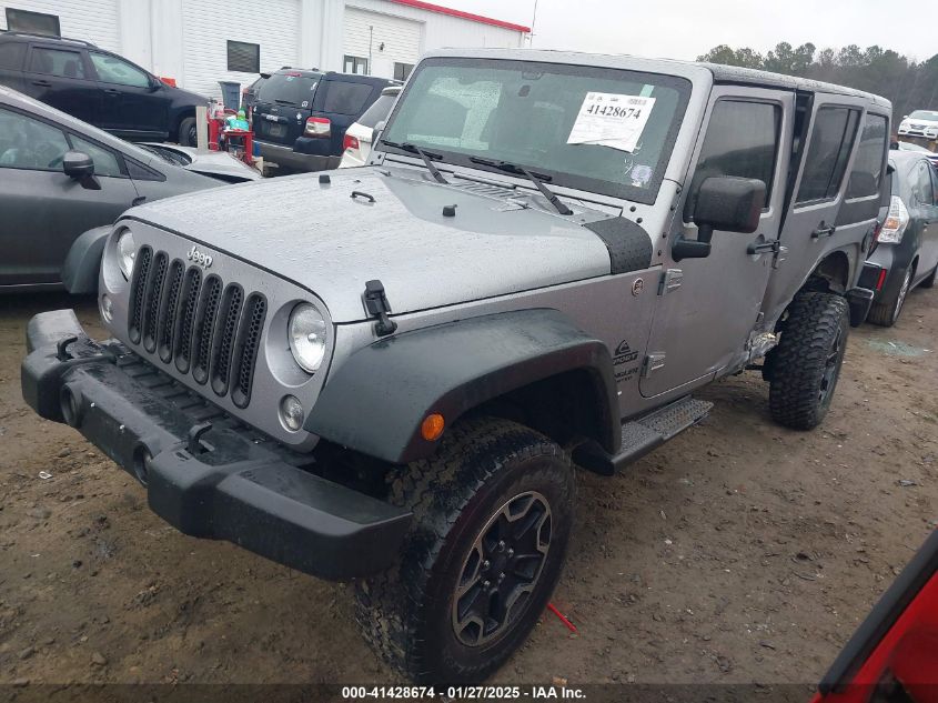 2015 Jeep Wrangler Unlimited Sport VIN: 1C4BJWDG1FL672267 Lot: 41428674