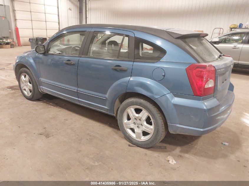 2007 Dodge Caliber Sxt VIN: 1B3HB48B67D563777 Lot: 41435986