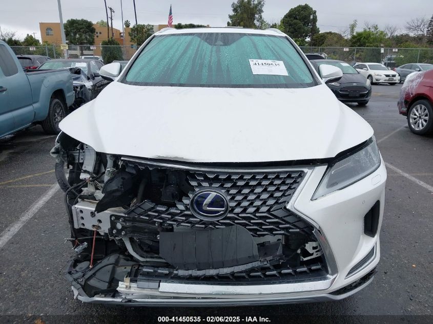 2020 Lexus Rx 450H VIN: 2T2HGMDA1LC052493 Lot: 41450535