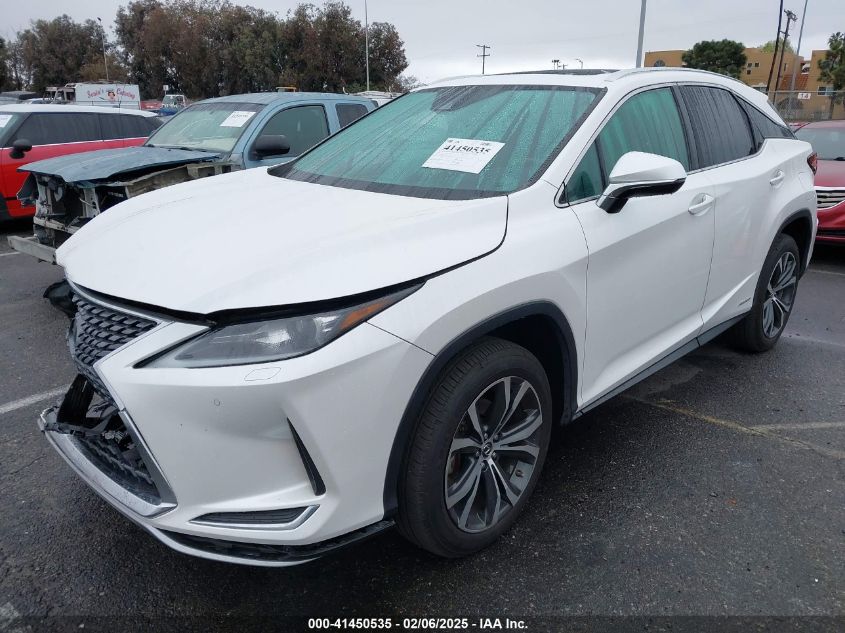 2020 Lexus Rx 450H VIN: 2T2HGMDA1LC052493 Lot: 41450535