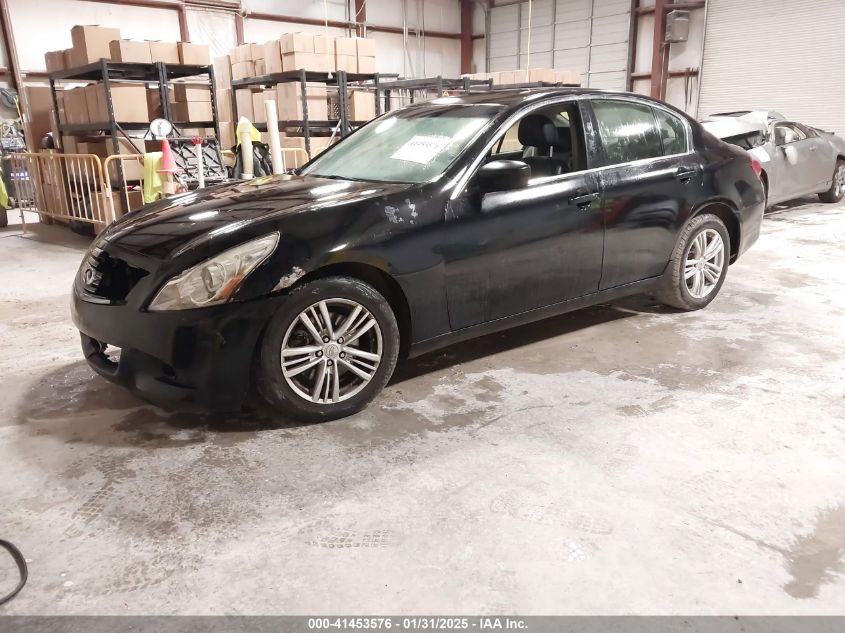 2013 Infiniti G37X VIN: JN1CV6AR5DM762725 Lot: 41453576