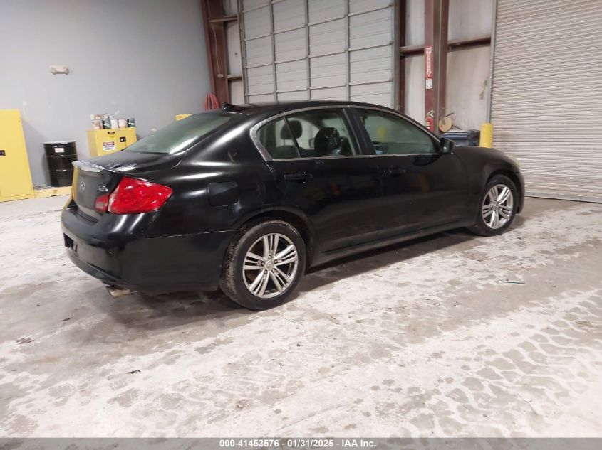 2013 Infiniti G37X VIN: JN1CV6AR5DM762725 Lot: 41453576