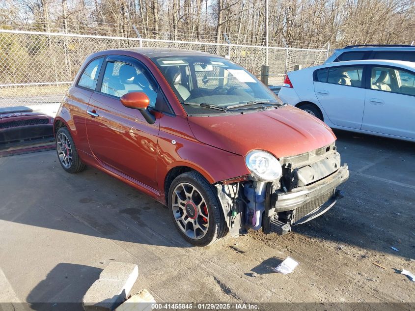 2013 Fiat 500 Sport VIN: 3C3CFFBR7DT512801 Lot: 41455845