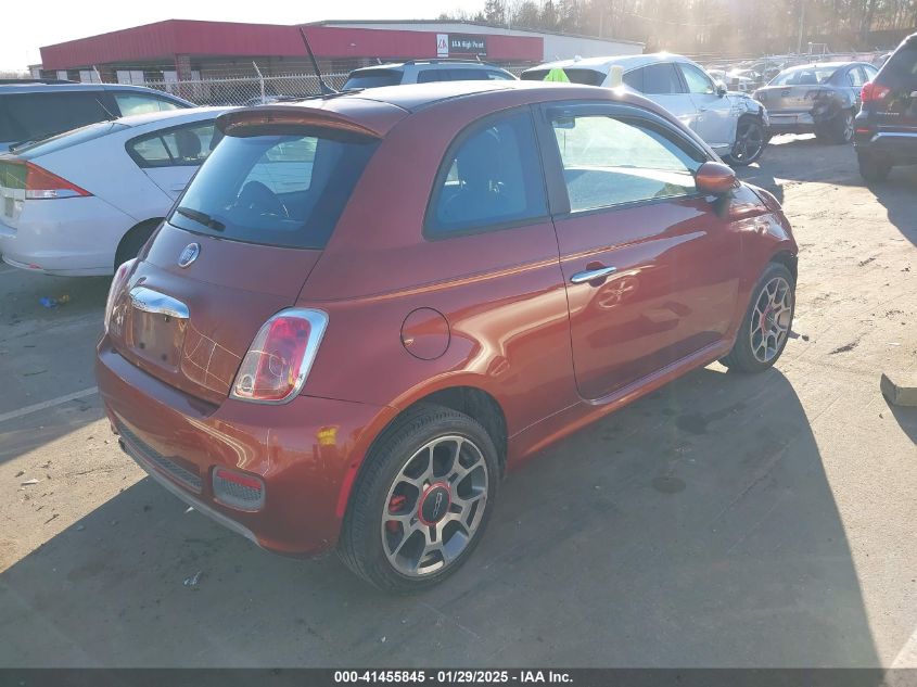 2013 Fiat 500 Sport VIN: 3C3CFFBR7DT512801 Lot: 41455845