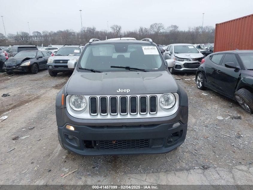 2016 Jeep Renegade Limited VIN: ZACCJBDT8GPC61794 Lot: 41457099