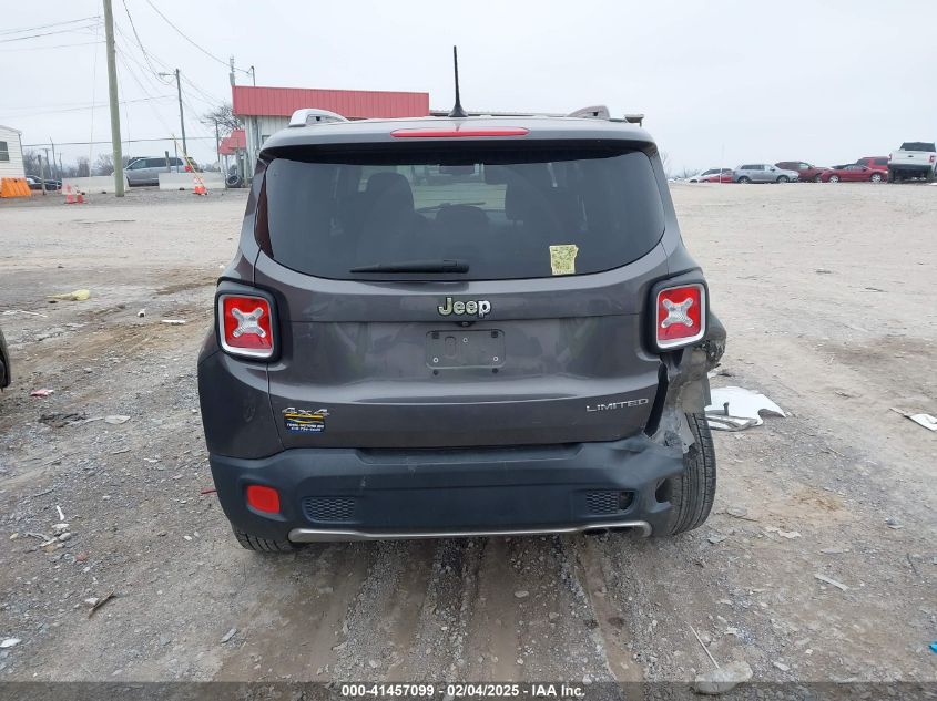 2016 Jeep Renegade Limited VIN: ZACCJBDT8GPC61794 Lot: 41457099