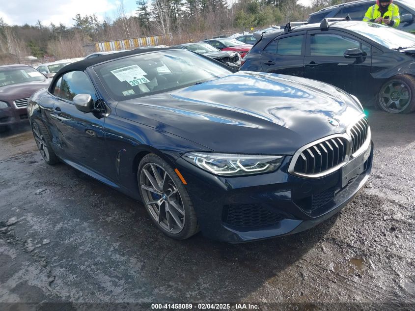 2019 BMW M850I xDrive VIN: WBAFY4C54KBX38972 Lot: 41458089